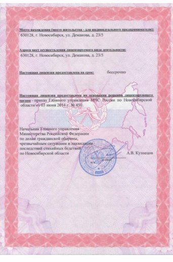 Лицензия ООО Мониторинг